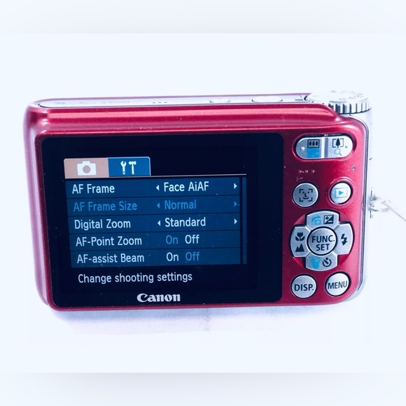 Canon PowerShot A3100 IS 12.1MP Digital Camera Red in Great Working Conditions - Picture 11 of 11